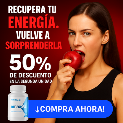 EMAX 365 – Suplemento Premium para Potencia y Vitalidad