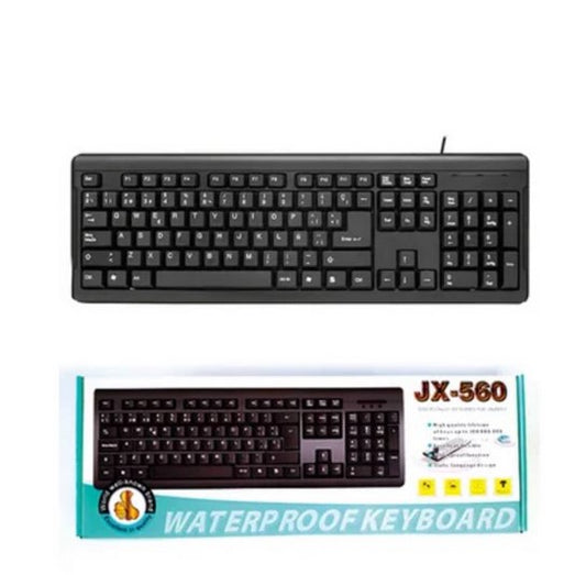 Teclado Elegante Multimedia Con Ñ JX-560